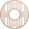 Ekena Millwork Empire Wood Fretwork Pierced Ceiling Medallion, Cherry, 24"OD x 8 3/4"ID x 3/8"T CMWP24X24X0375EPCH - alternate 1